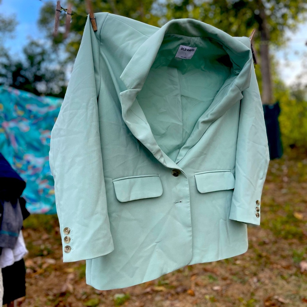 Mint blazer NWT old navy